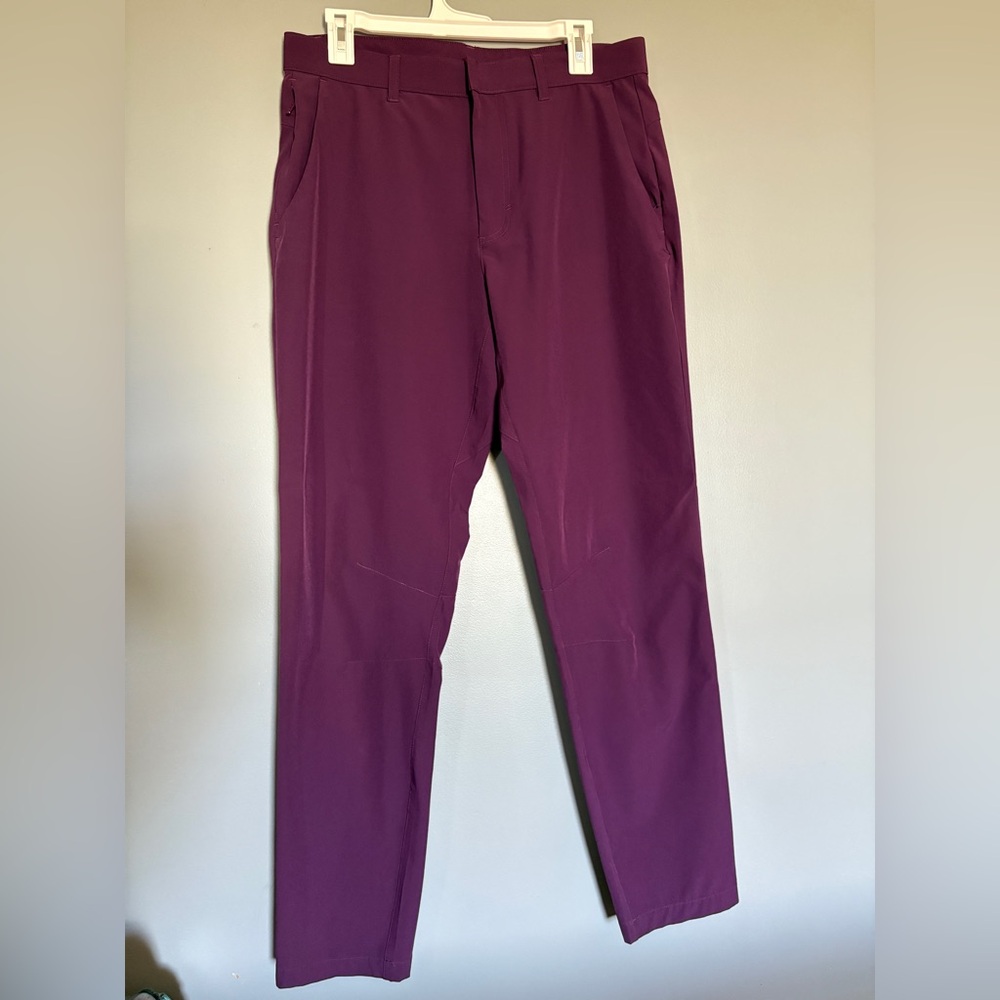 Women’s Purple Pants trousers. Business casual to active wear.